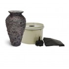Small Stacked Slate Urn Fountain Kit by Aquascape®