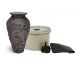 Small Stacked Slate Urn Fountain Kit by Aquascape®