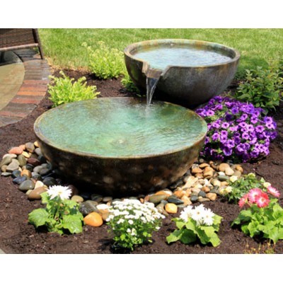Complete Fountain Kit : Spillway Bowl & Basin by Aquascape®
