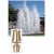 Cascade™ Ice Tower Geyser Brass Fountain Nozzle
